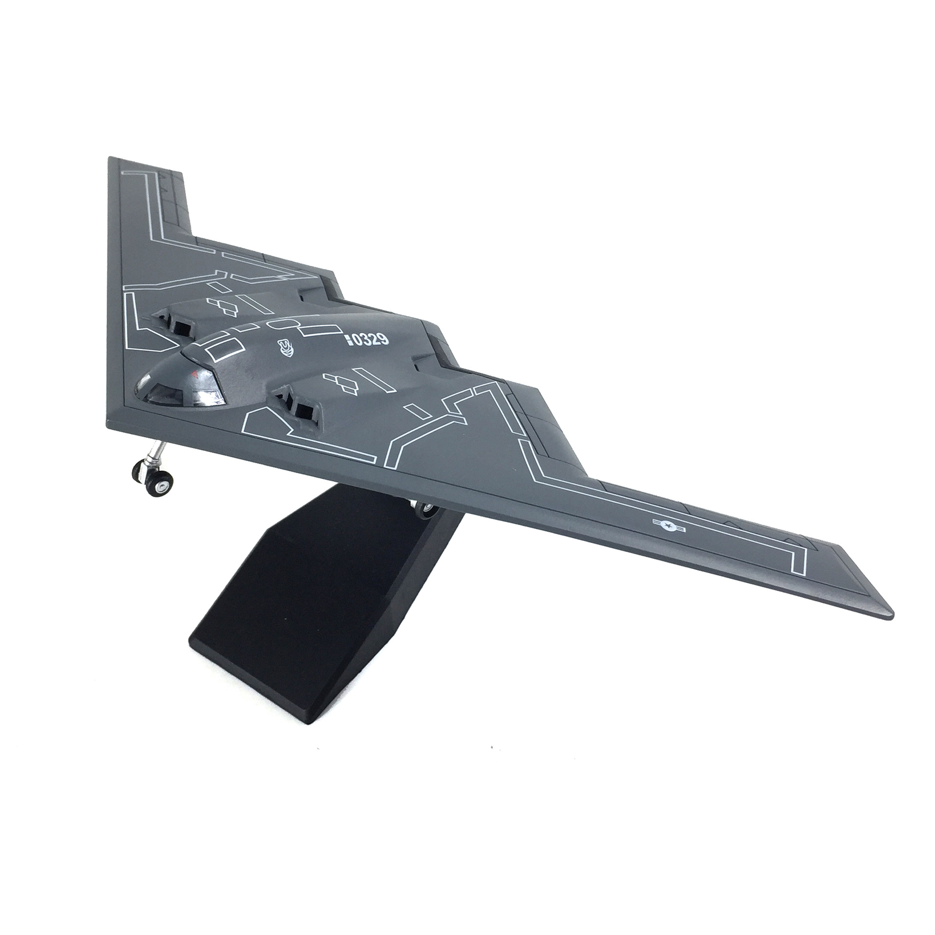 B-2 Stealth Strategic Bomber 1/200 Scale Diecast Metal Model Fighter  Fighter Suitable For Collection Or Gift