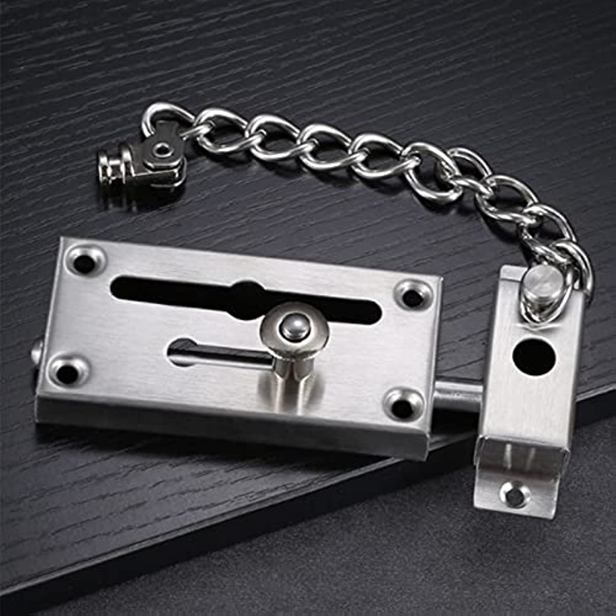 Stainless Steel Door Chain Lock Guard Safety Catch - Temu