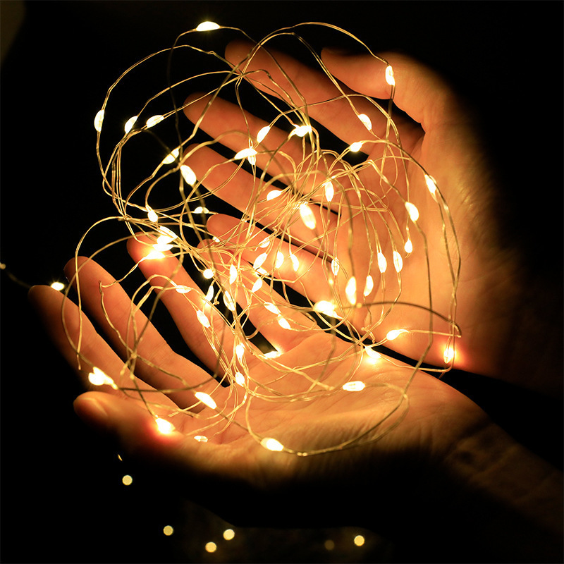 Led String Lights Battery Operated Copper Wire Fairy Lights - Temu