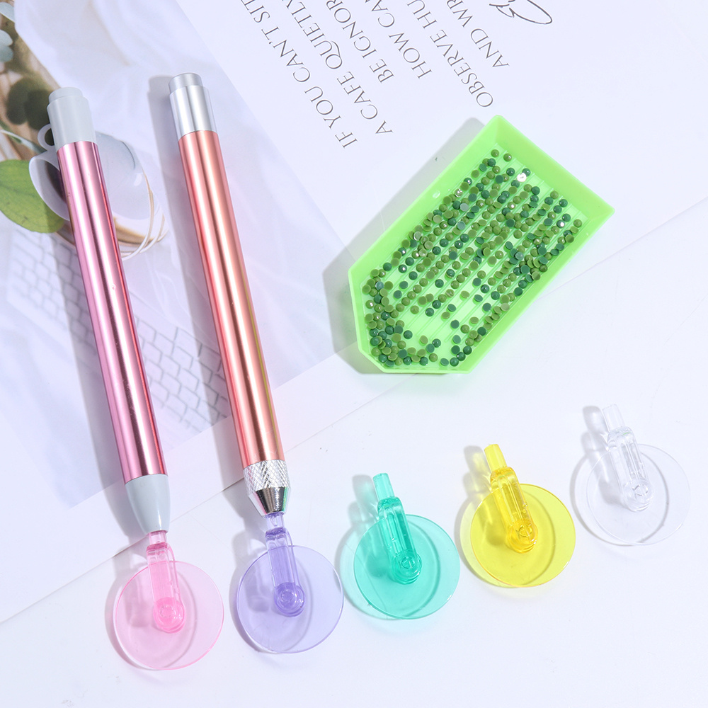 5d Artificial Diamond Painting Pens Set Point Drill Pen - Temu