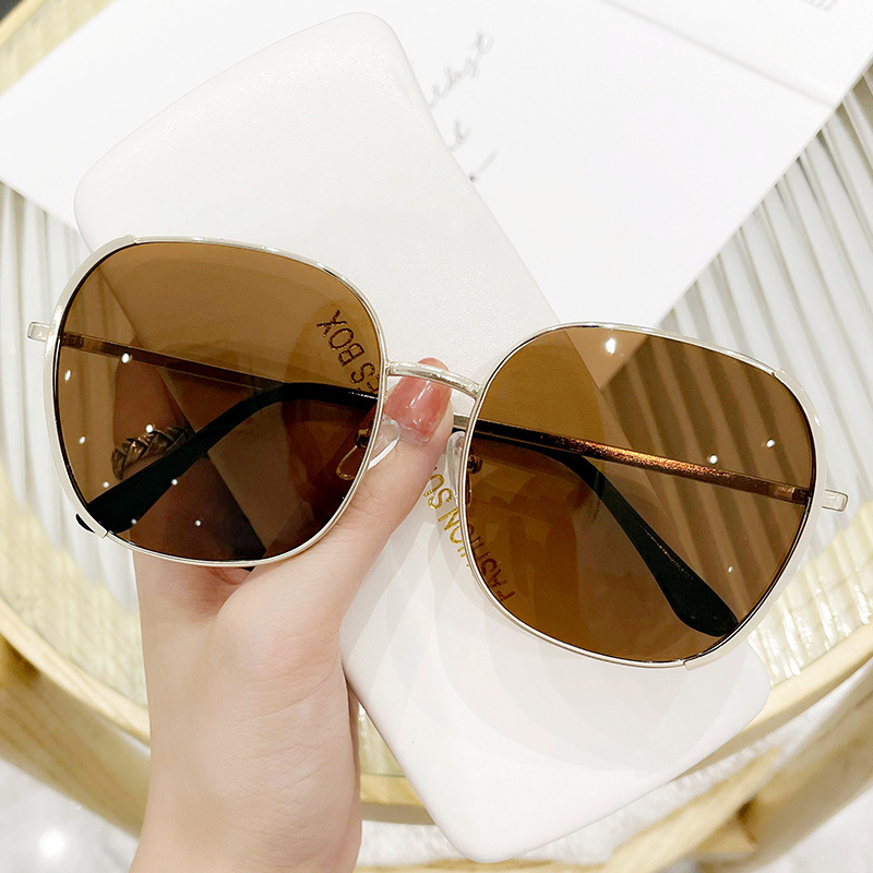 Oversized Square Polarized Sunglasses For Women Men Trendy - Temu