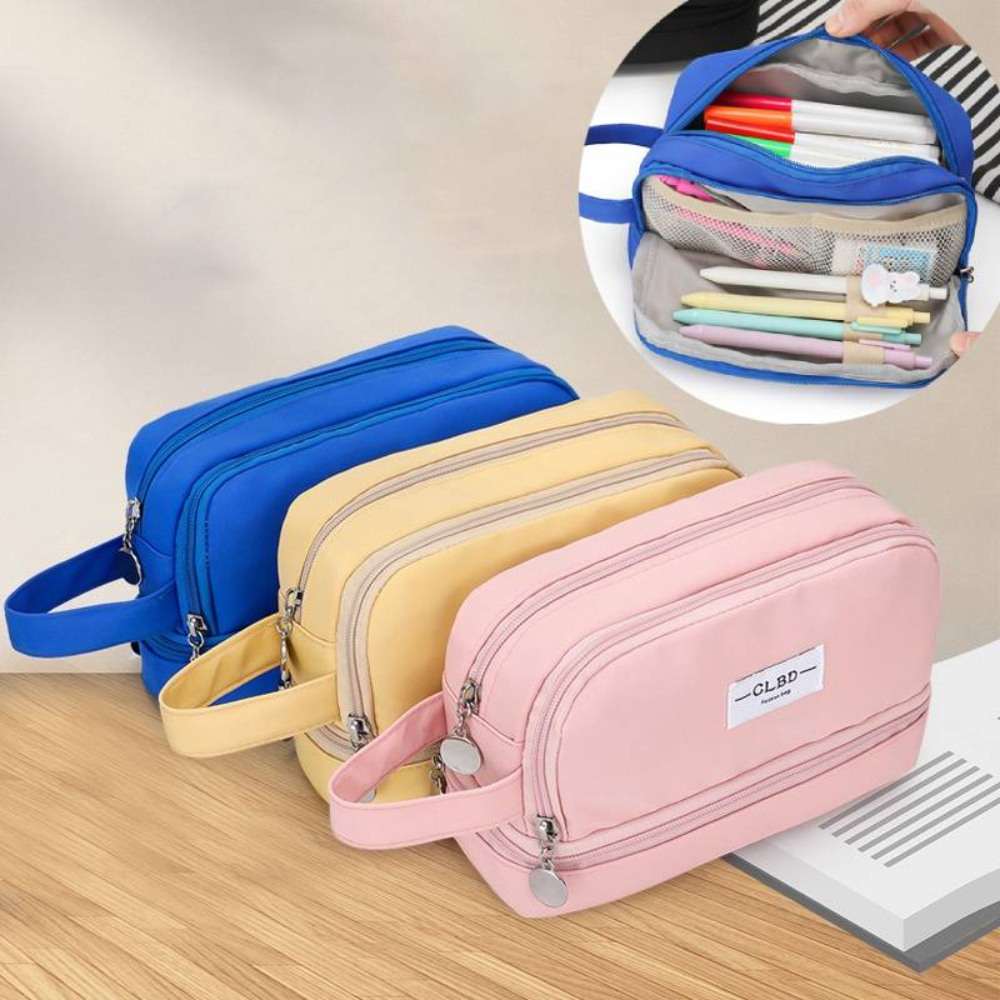 Large Pencil Cases Girls, Girl Pen Stationery Box Bags