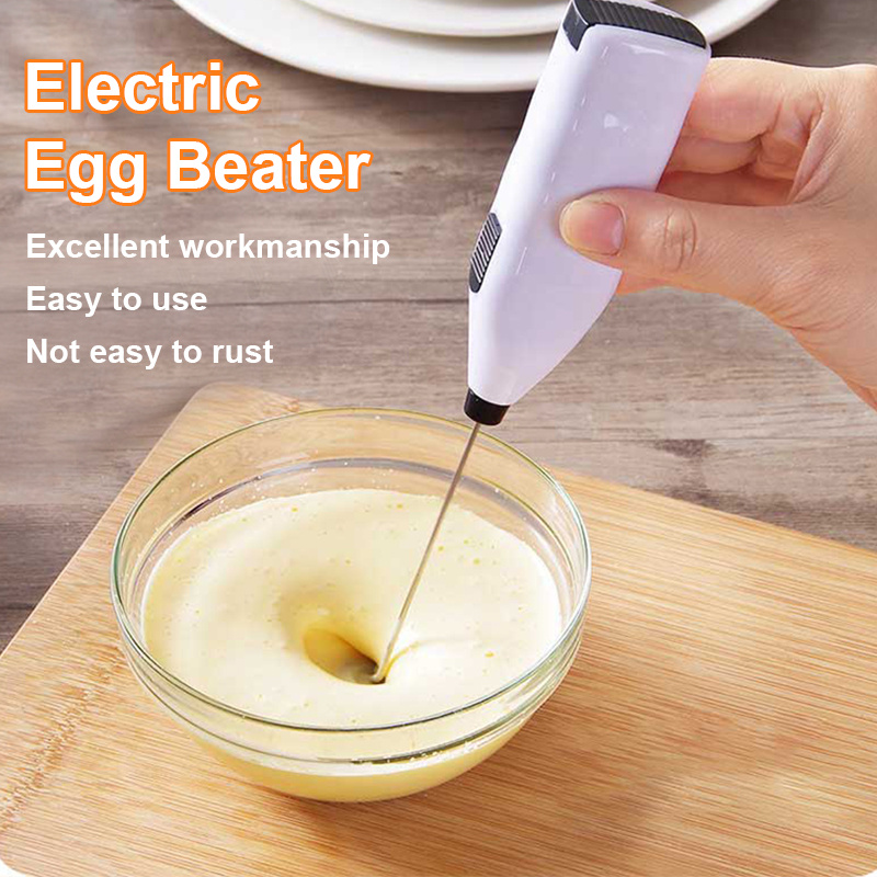 Mini Milk Drink Mixer And Egg Beater - Electric Frother And Foamer