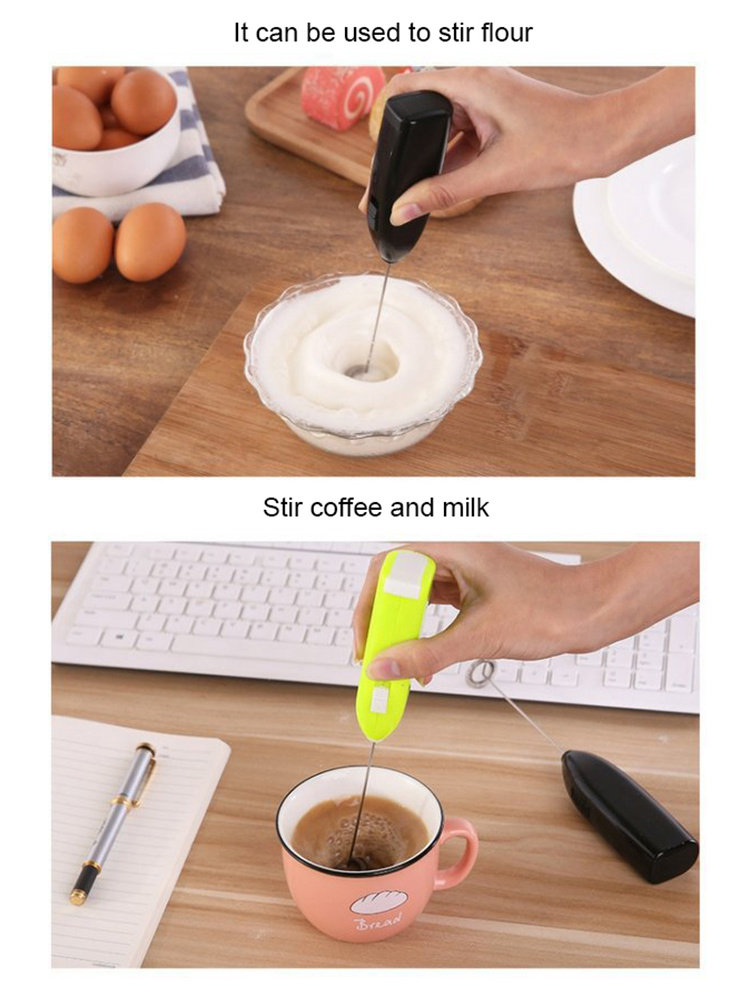 Milk Drink Coffee Whisk Mixer Electric Egg Beater Kitchen Cooking