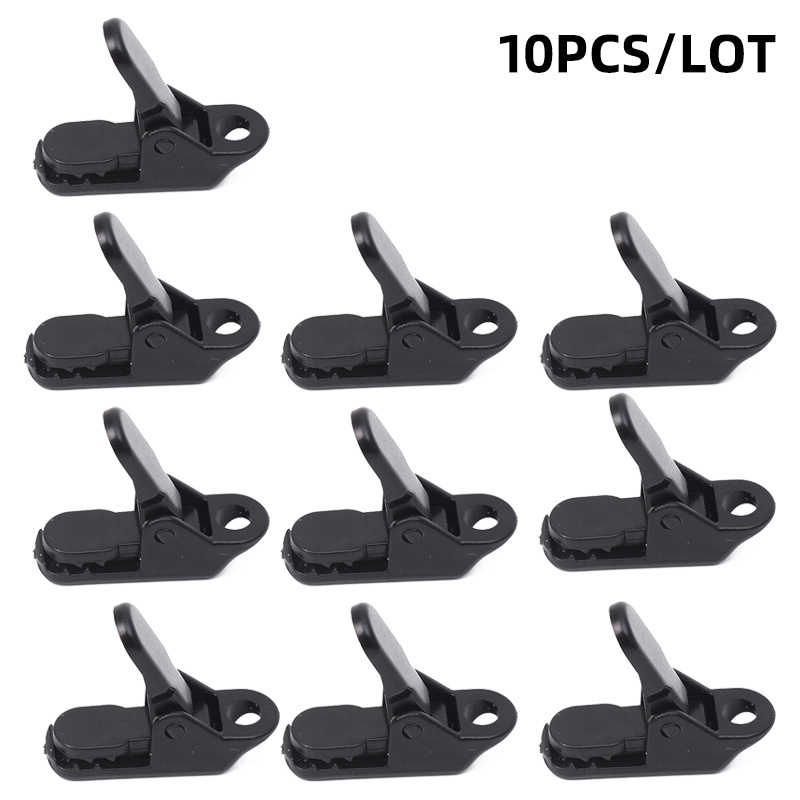 10pcs Tarp Clips Tent Clamps For Awning Outdoor Camping Tent Tighten Tool