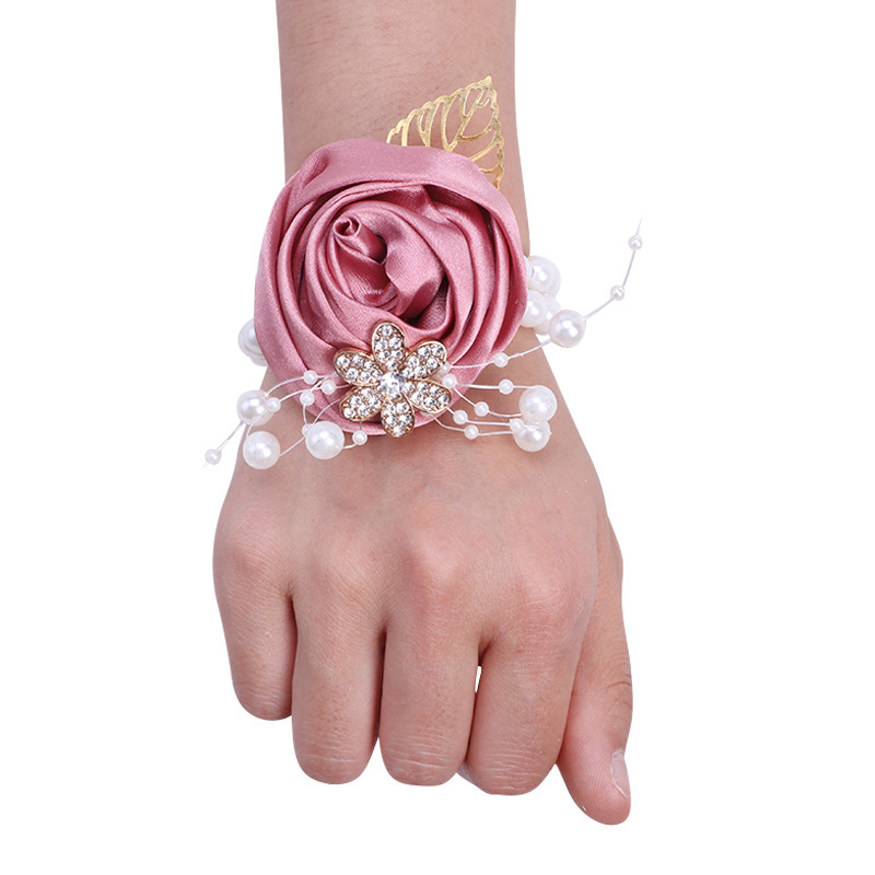 Elfenbein Rose Corsage, Hochzeit Blumen, Hochzeit Corsage, Abschlussball  Corsage, Handgelenk Corsage, Rose Corsage, Seide Hochzeit Blumen, Strass  Armband. - .de