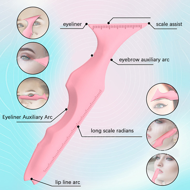 Silicone Eyeliner Ruler Multifunctional Makeup Tool