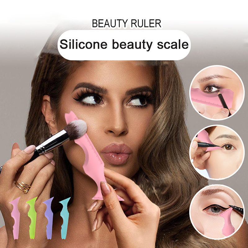 Silicone Eyeliner Ruler Multifunctional Makeup Tool