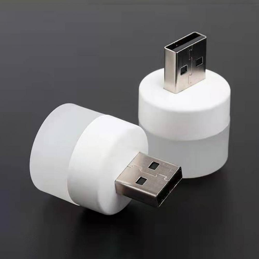 10 Piezas Mini Luz Nocturna Usb Blanco Cálido Protección - Temu