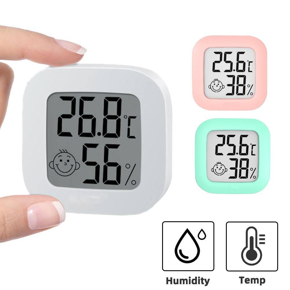 Mini LCD Digital Thermometer Hygrometer Indoor Room Electronic Temperature  Humidity Meter Sensor Gauge Weather Station for Home