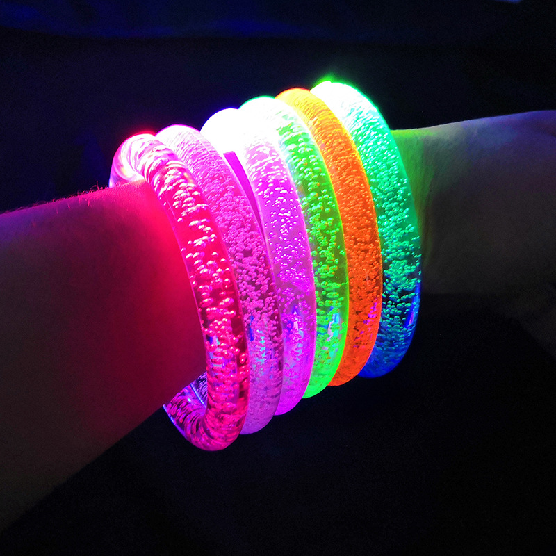  M.best 6pcs LED Light Up Bracelets, Glow in The Dark