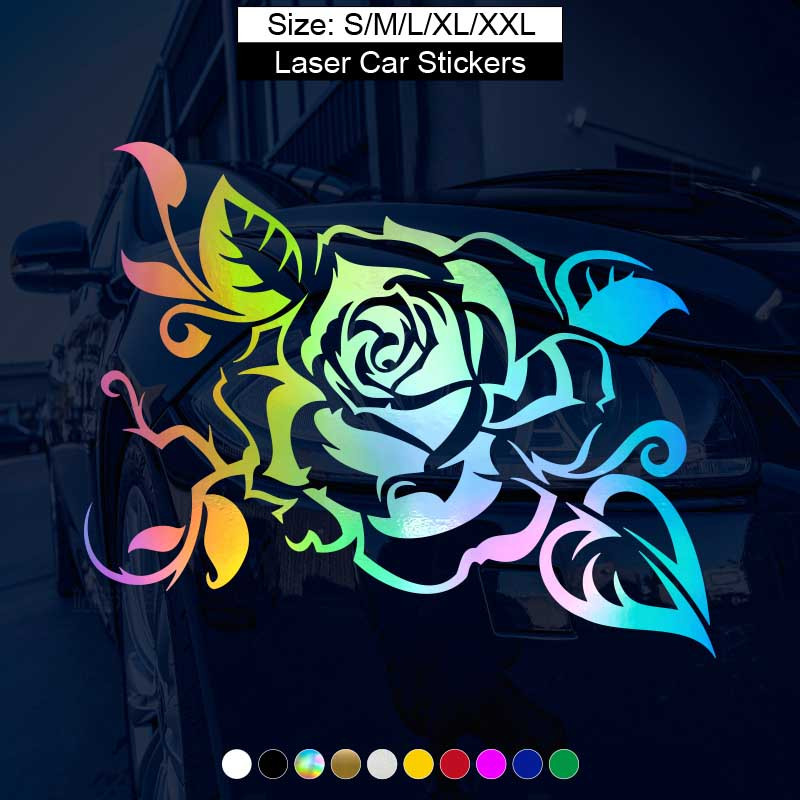 Brighten Car Colorful Flower Car Stickers! - Temu