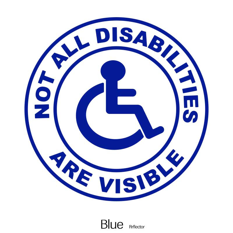 Les Handicaps Ne Sont Pas Visibles Autocollants De Voiture