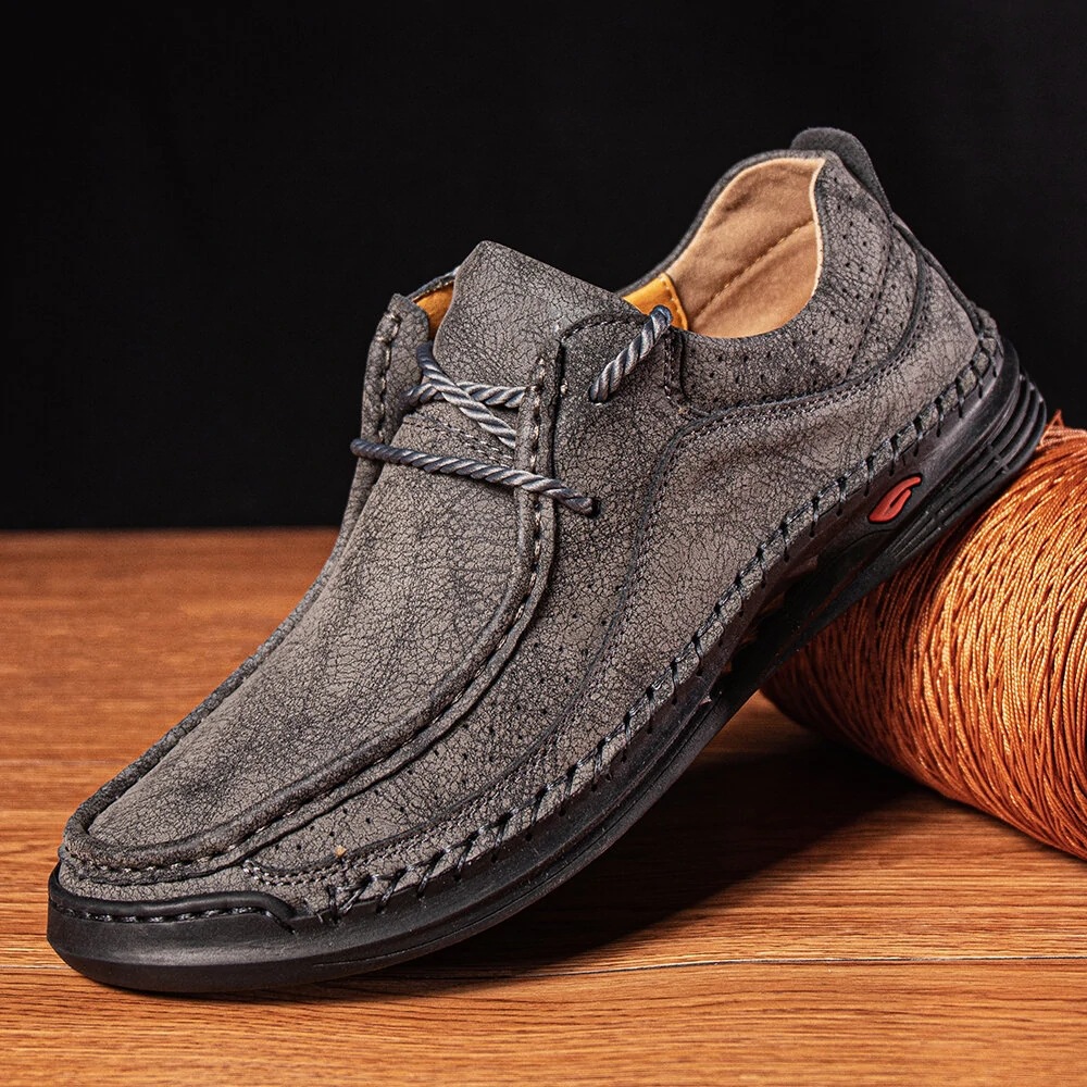 Zapatos sin cordones hechos en fábrica, ligeros y fáciles de usar