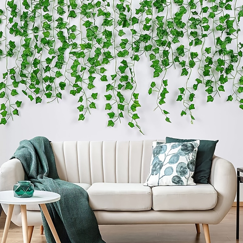 Green Artificial Hanging Vine With Butterfly Artificial Ivy - Temu