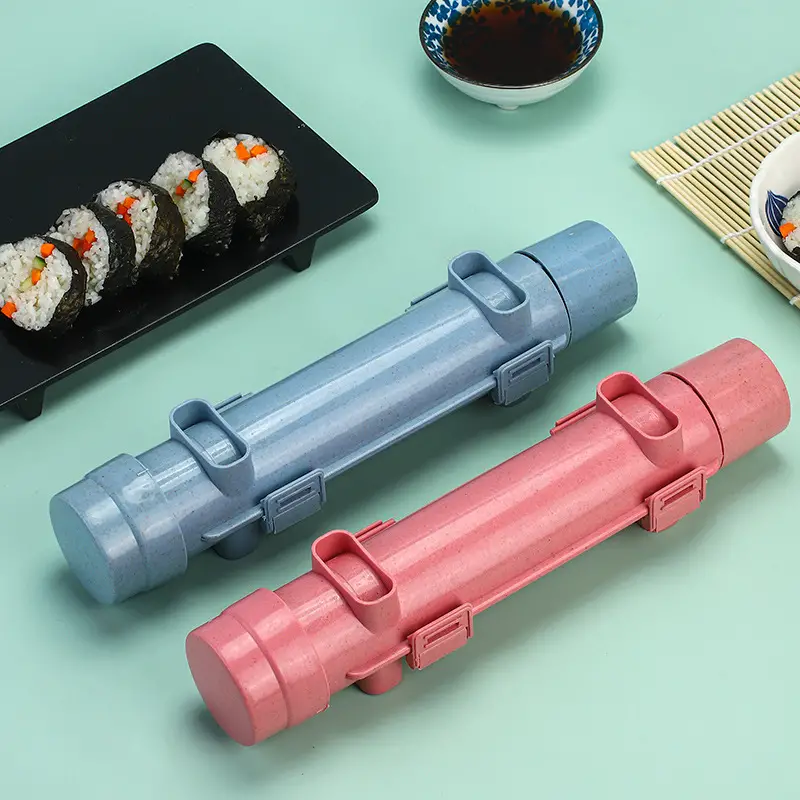 Hot selling Japanese style DIY sushi mold roll rice mold rocket tube  vegetable meat roll sushi making machine sushi maker