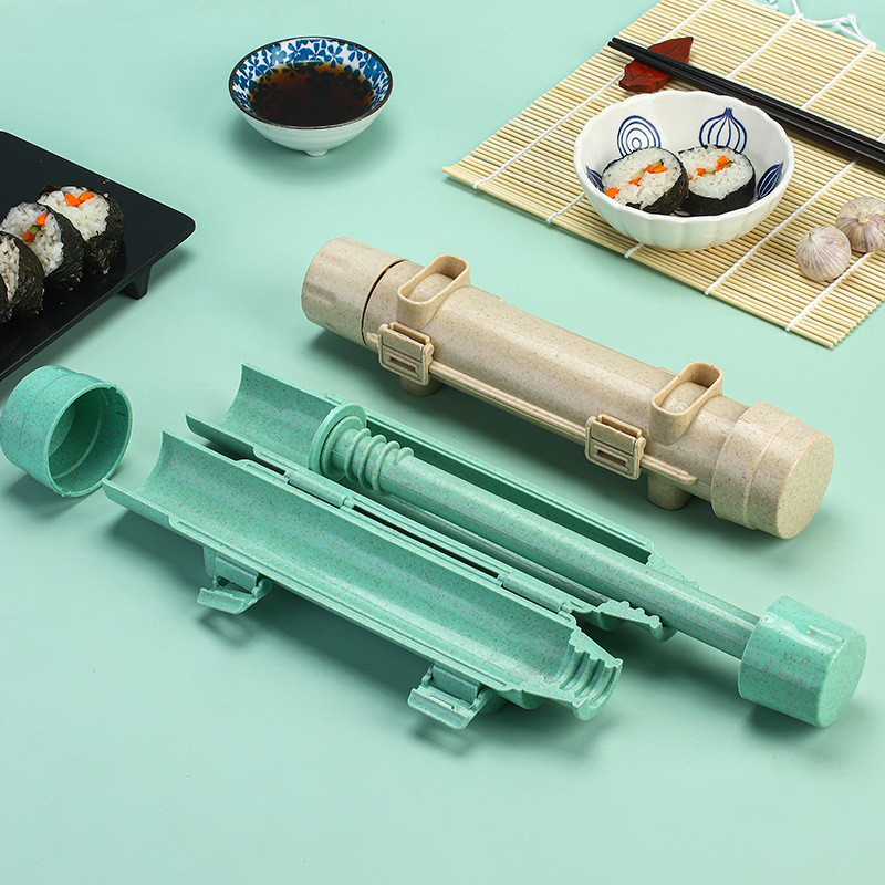 Diy Sushi Bazooka With Sushi Mat Food Grade Sushi Making Kit - Temu