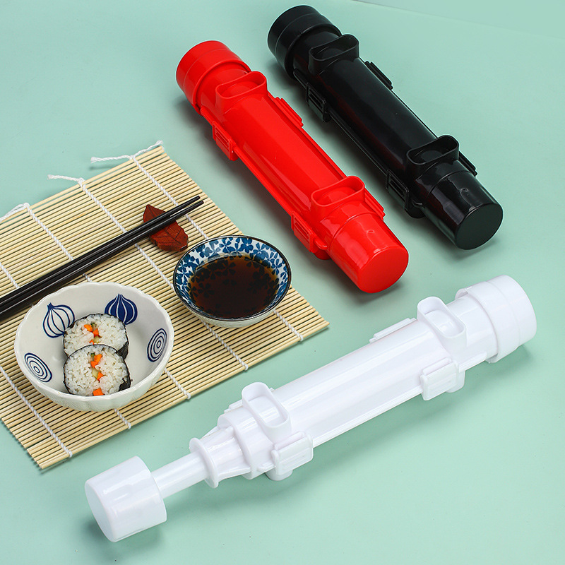 Japanese Food Sushi Maker Roller Rice Ball Mold Meat Rolling Gadget DIY  Cylinder Sushi Making Machine Kitchen Bento Accessories