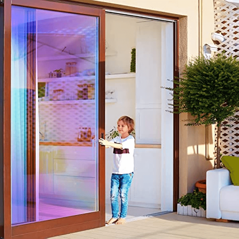 Holographic Clear Window Film Iridescent Window Dichroic - Temu United Arab  Emirates