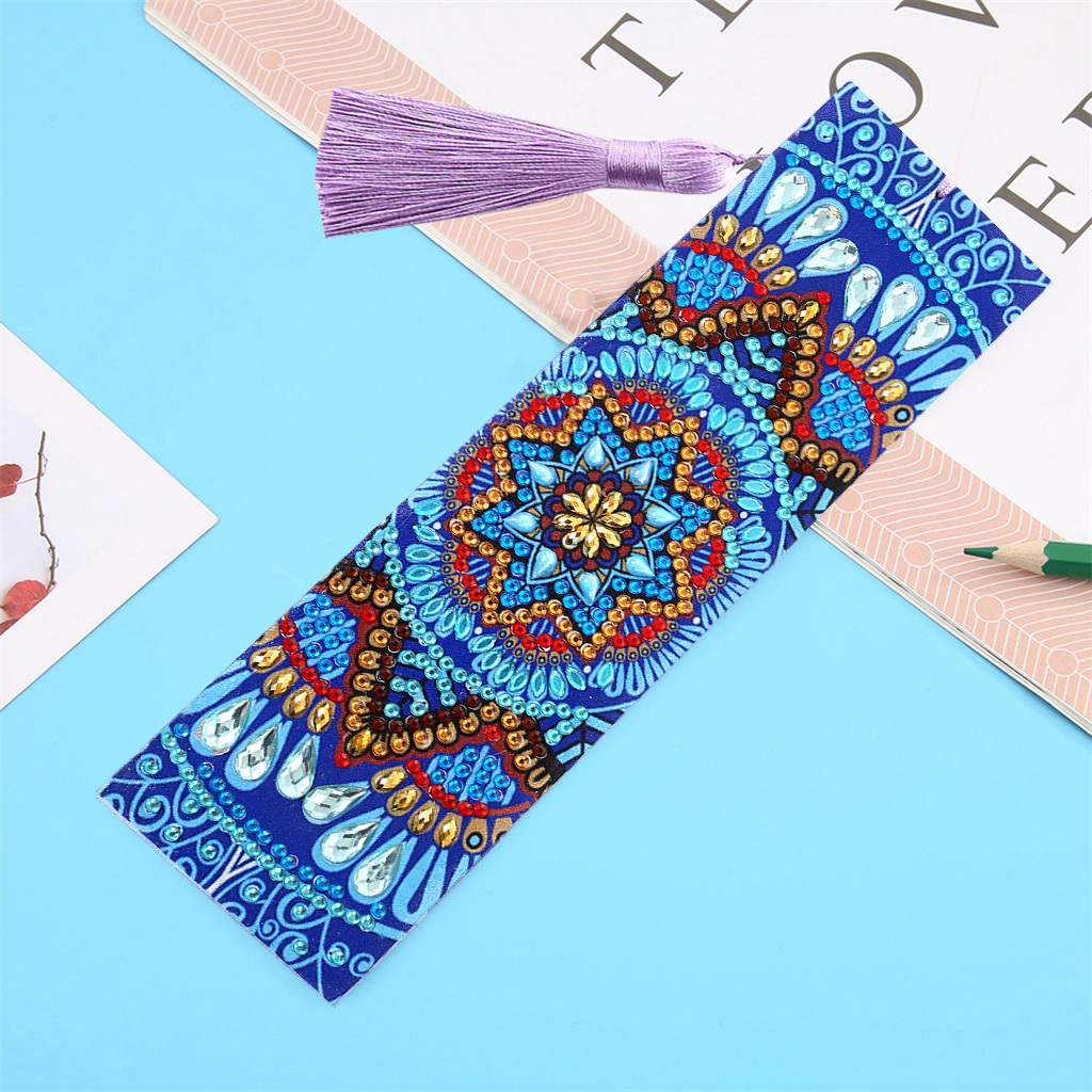 DIY Special Shaped Diamond Painting Bookmark Embroidery Tassel Bookmarks