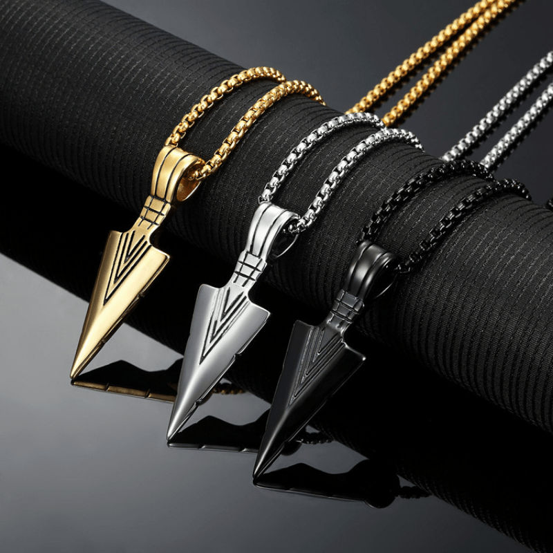 Mens deals arrow pendant