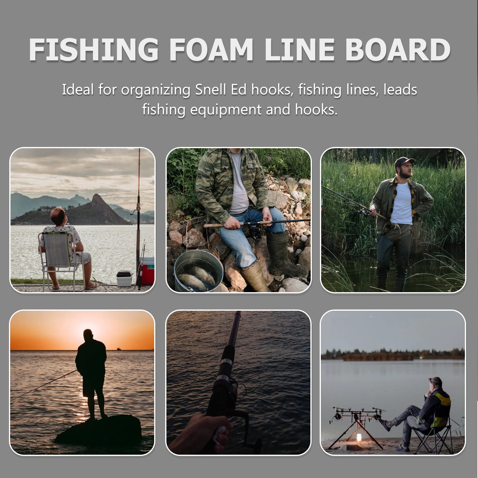 Eva Foam Fishing Line Winding Board Convenient Storage Hooks - Temu Canada
