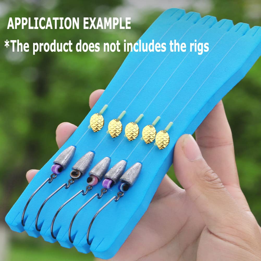 10pcs Eva Foam Fishing Line Winding Board - Convenient Storage for Hooks,  Lines, and Gear Accessories