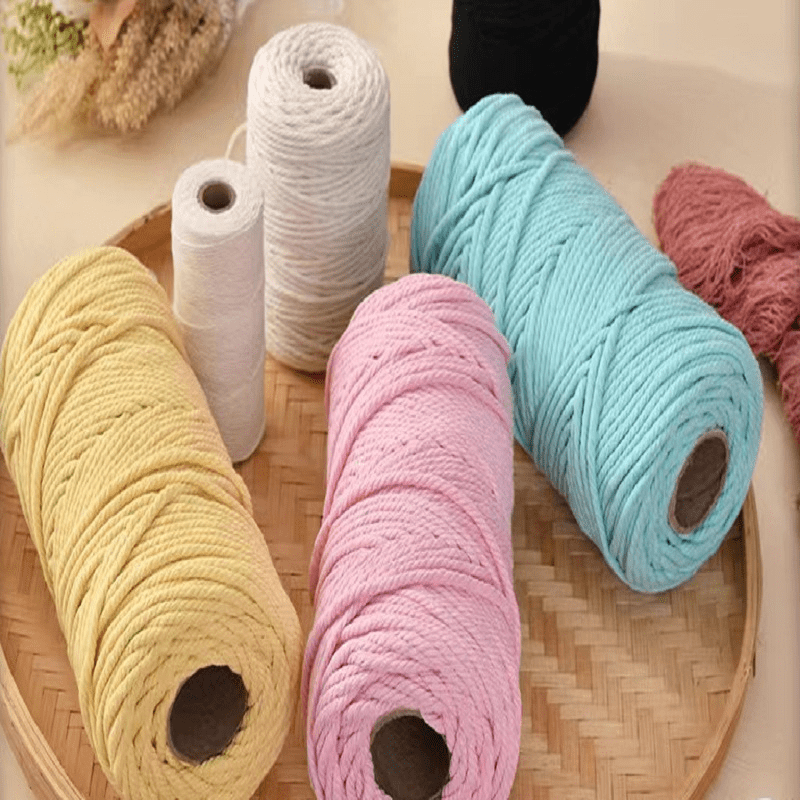 Tri color Cotton Rope Christmas Cotton Twine String Rope - Temu