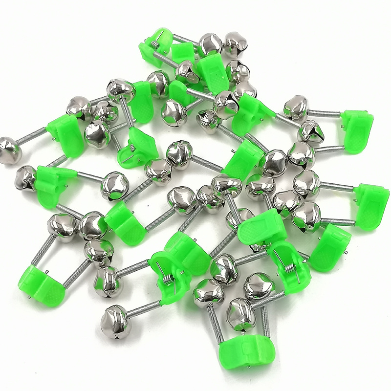 Green Plastic Fishing Alarm Bells Fishing Rod Bite Alarm - Temu