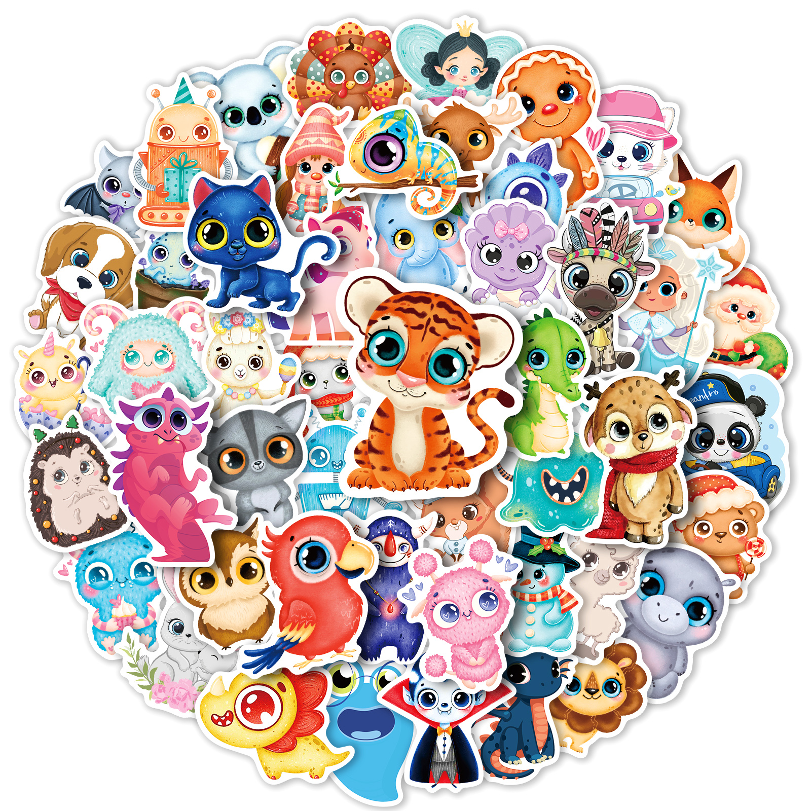 American Small Animal Stickers Cartoon Cute Stickers For - Temu