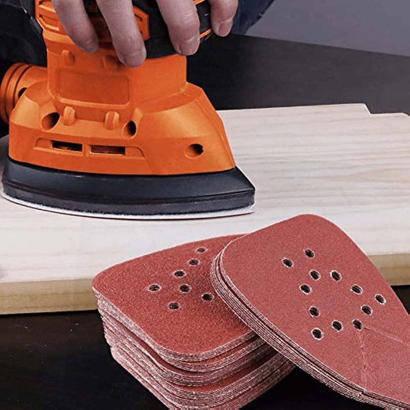 Sanding Pads For Black And Decker Mouse Sanders, 60 80 120 150 220 Grit  Sandpaper Assortment - 12 Hole Hook Loop Detail Palm Sanding Sheets Sand  Paper - Temu Italy