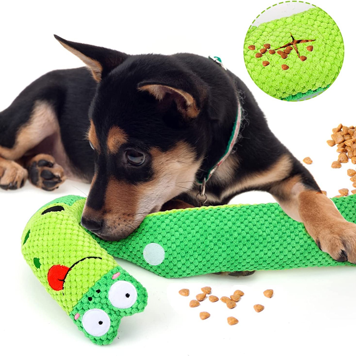 Stuffed Pet Dog Training Hunting Toy Interactive Dog Food Puzzle Toys Slow  Feeder Sniffing Training Iq Treat Dispenser Squeaker