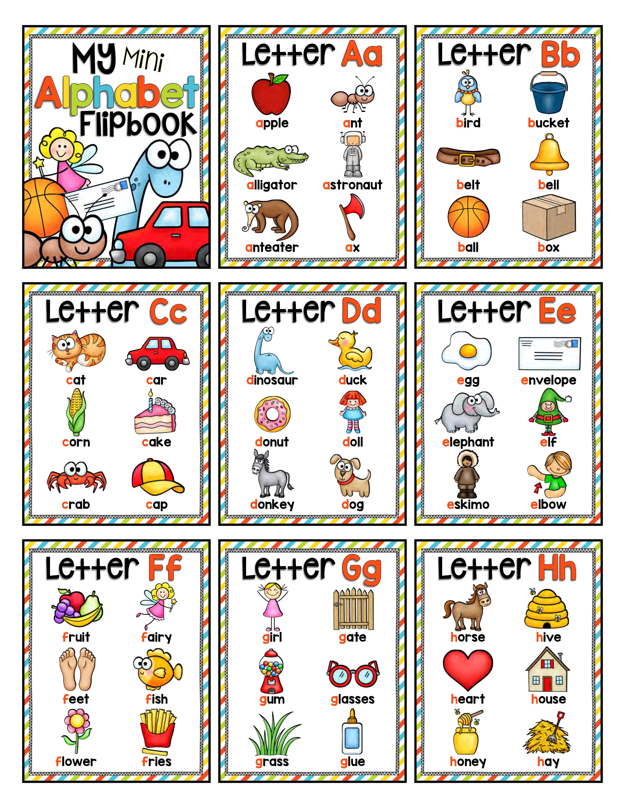 English 26 Letters Alphabet Phonics Pocket Cards Kids Baby - Temu