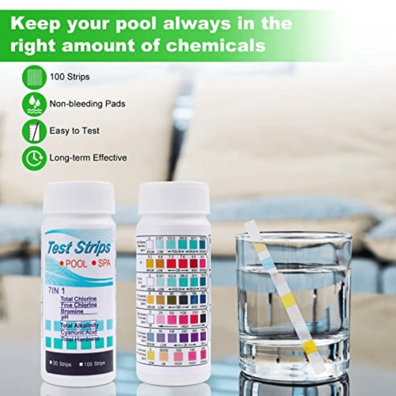 Pool Spa Test Strips Water Chemical Testing Spa Accurate Temu Australia