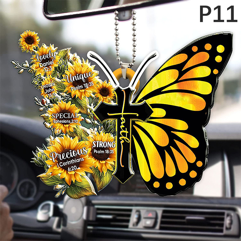 DANUC Car Mirror Hanging Accessories Auto Rear View Mirror Hanging  Accessories Car Ornament Pendant Rearview Mirror Car Charms Decorations For  Women