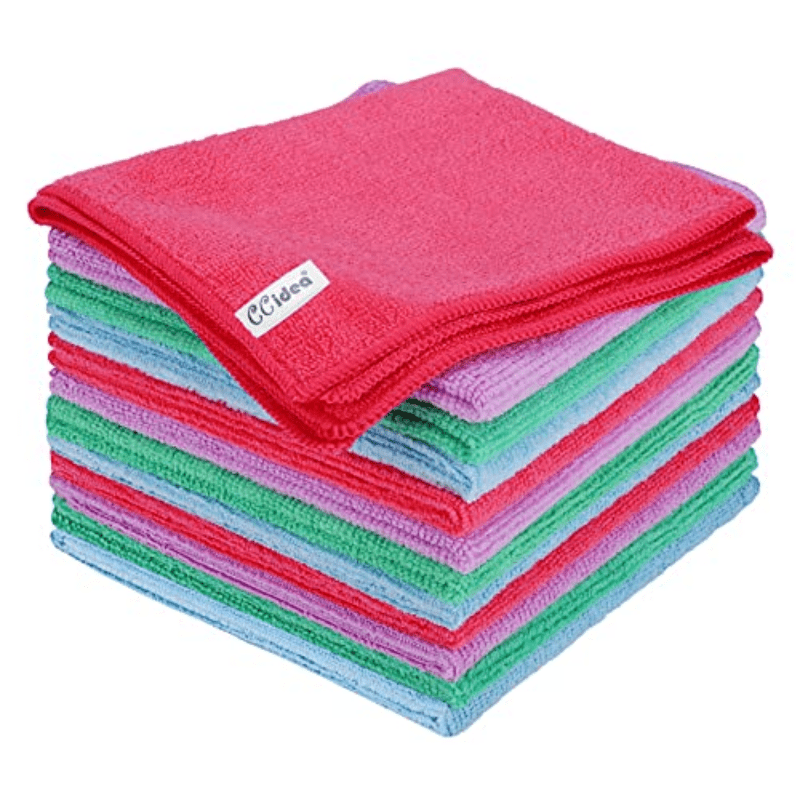 Cleaning Cloths Kitchen Towels Microfiber Washcloths Lint Free Dish Cloth  Reusable Dishtowels Household Super Absorbent Fast Dry