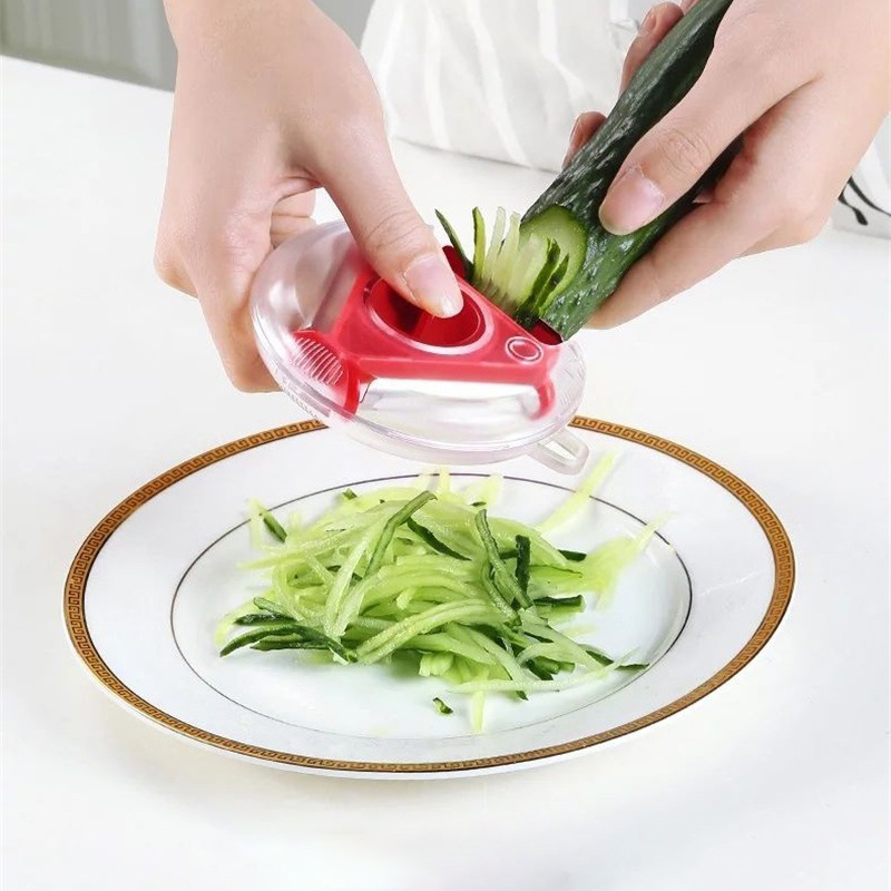 Three-in-one Peeler Fruit and Vegetable Peeler Shredder Slicer  Multifunctional Stainless Steel Kitchen Tool Accessories