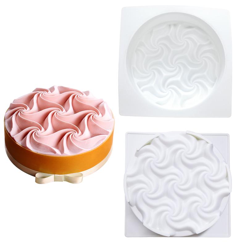 

1pc Silicone Mould Flowers Cake Mold For Baking Dessert Art Mousse Silikonowe Mold Pastry Chocolate Pan