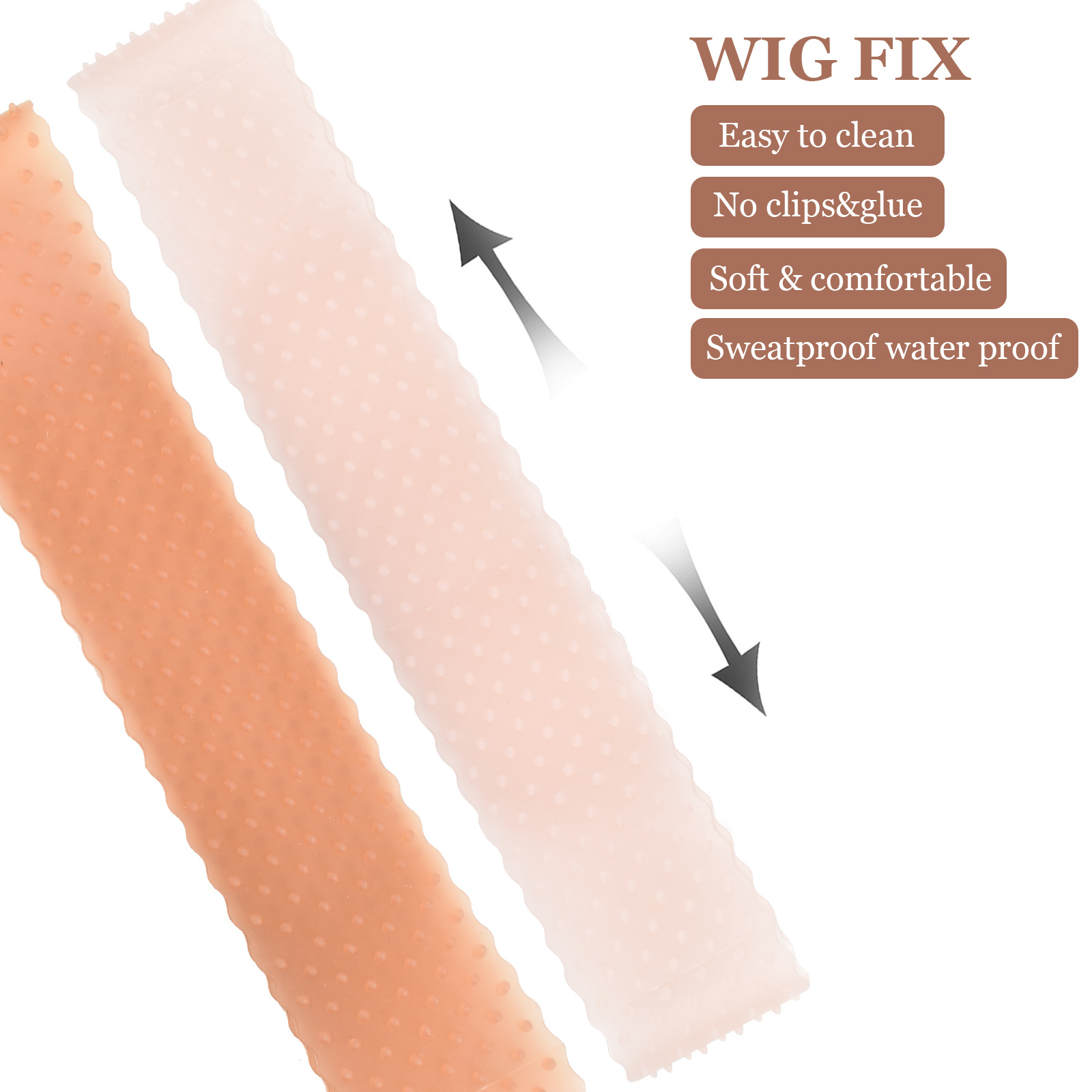 Transparent Silicone Wig Grips Non slip Wig Grip Headband - Temu