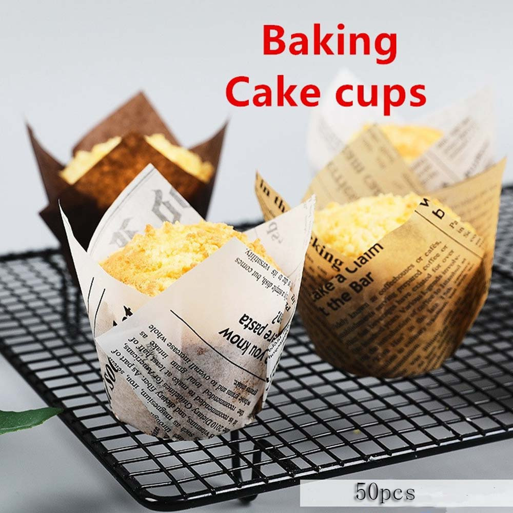 Gobelets en papier à gâteau Emballages de cupcakes Caissettes à