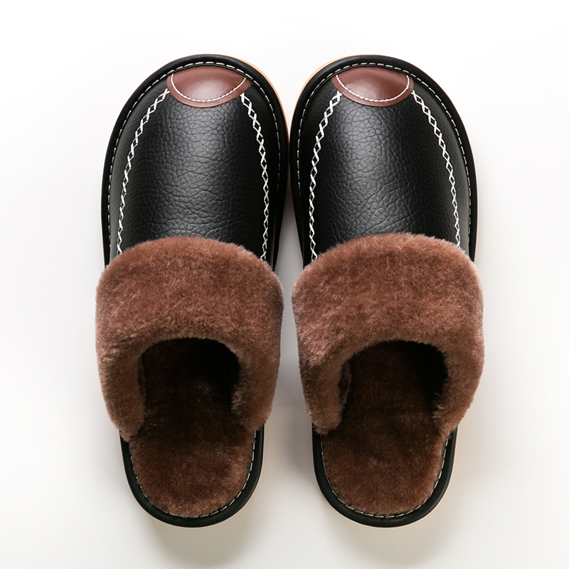 Men Slippers New Winter Slippers Couple Indoor Slipper Shoes Warm Slippers