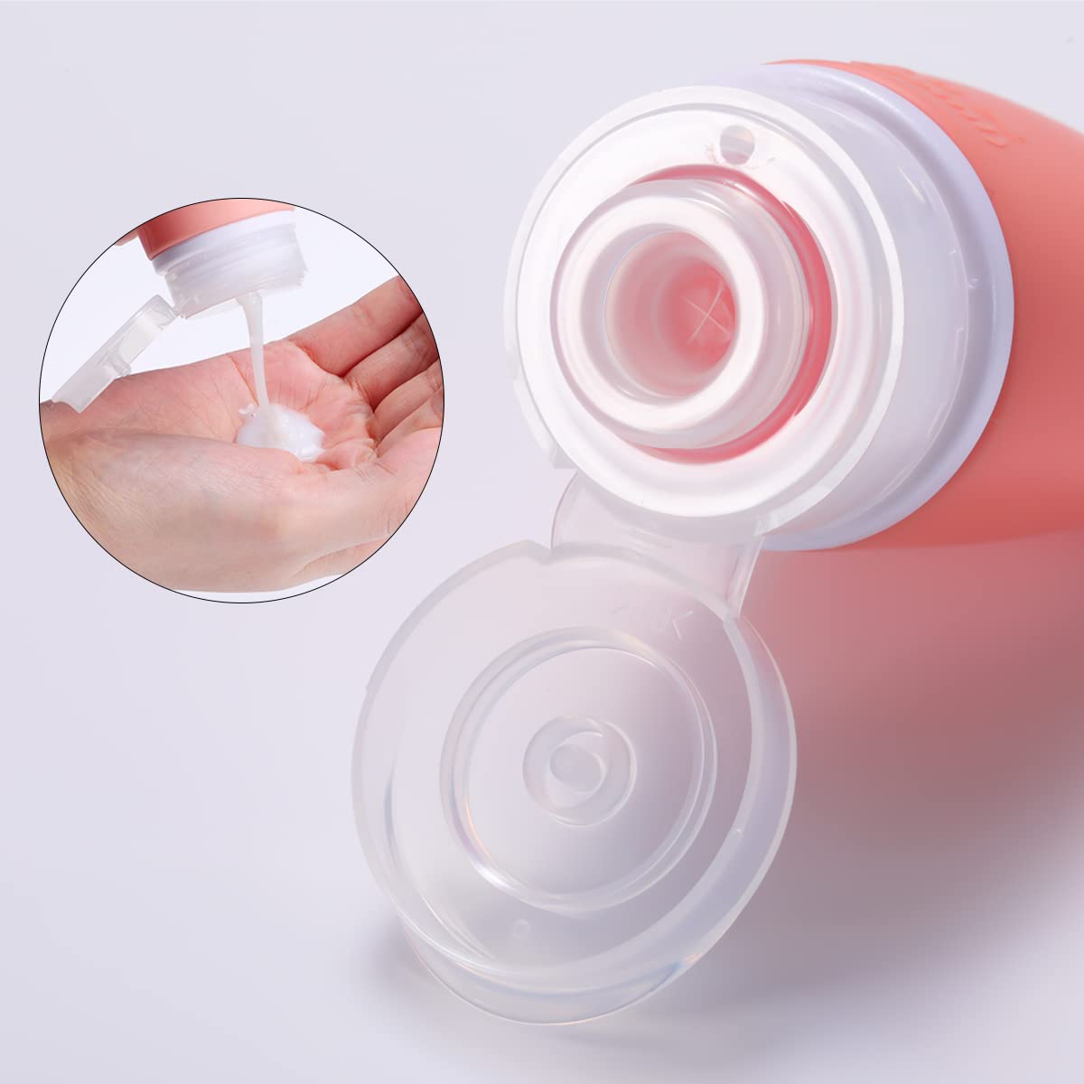 Silicone Travel Bottles Refillable Toiletry Containers Leak Proof  Squeezable Travel Bottles Set For Toiletries Liquid Cosmetic Conditioner, -  Temu