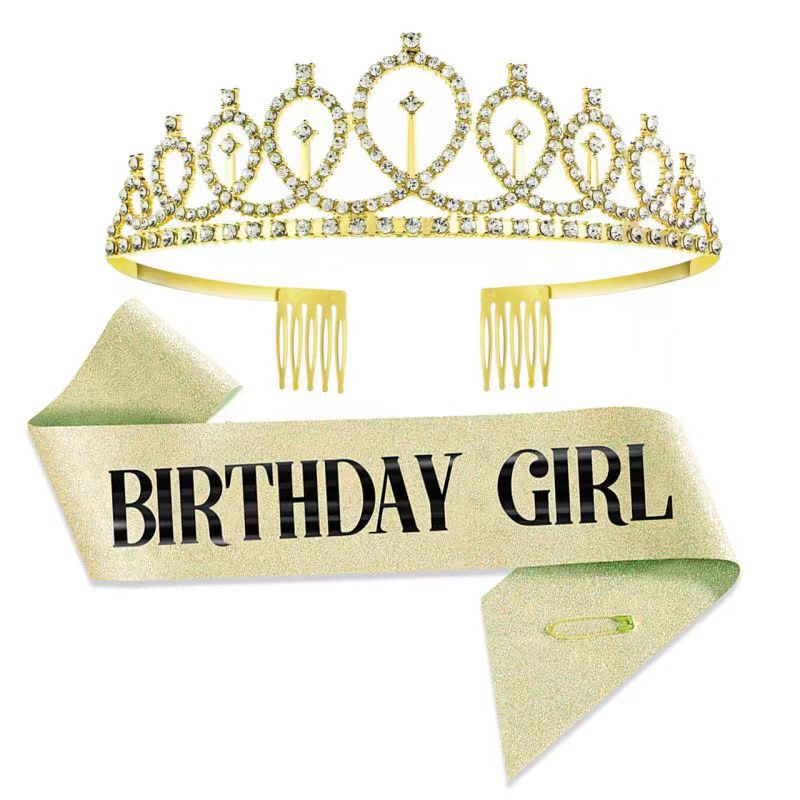  20th Birthday Sash and Tiara for Women - Fabulous Set