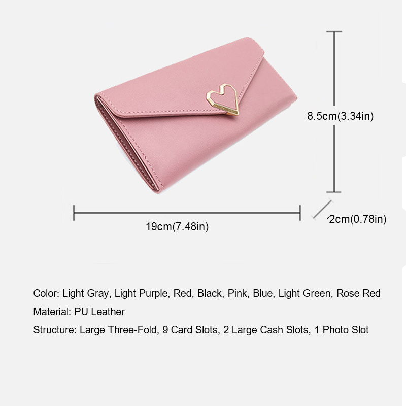 Grainy Leather TB Folding Wallet in Dusky Pink - Women