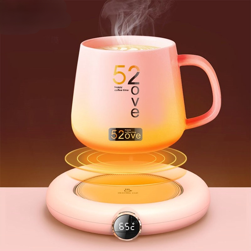 Coffee Mug Warmer Mug Set Beverage Cup Warmer For Desk - Temu