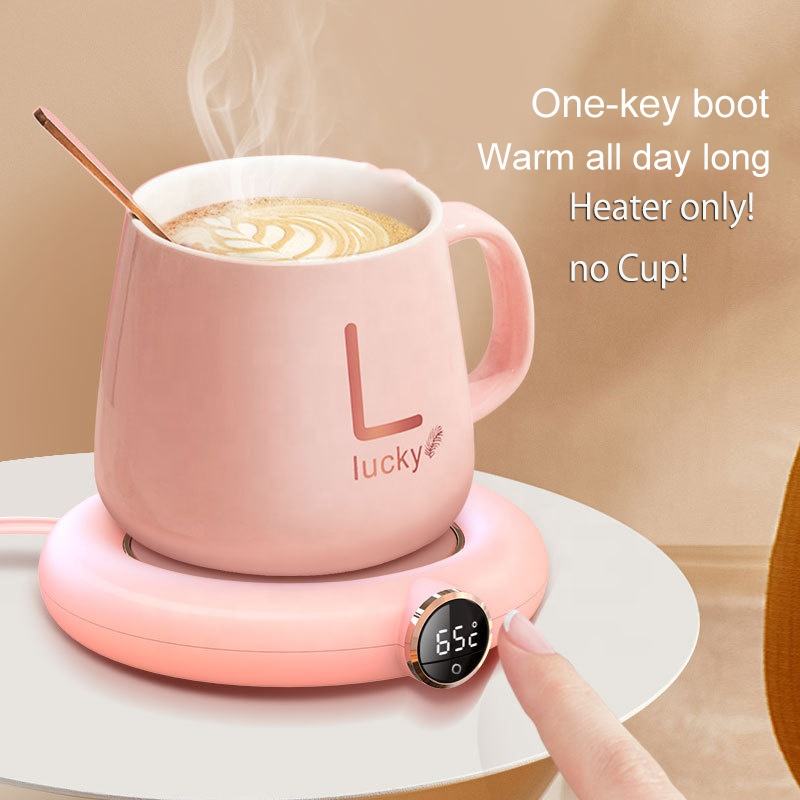 Smart Mini Usb Cup Warmer - 3 Gear Heating Coaster For Coffee, Tea
