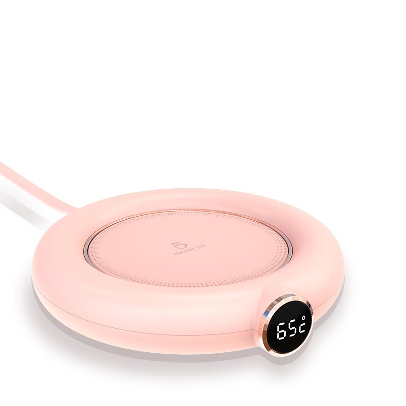 Lomi Smart Mug Warmer & Wireless Charging Pad Pink