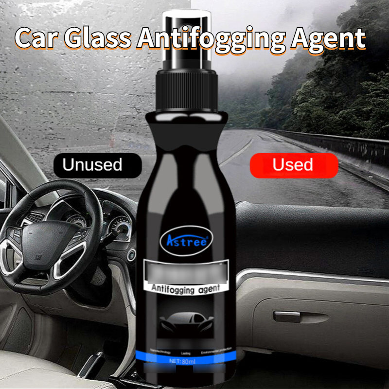 Car Glass Antifogging Agent, Long Lasting Ati-Fog Spray Clear Vision  Windshield Window Defogging For Car Glass Cleaning