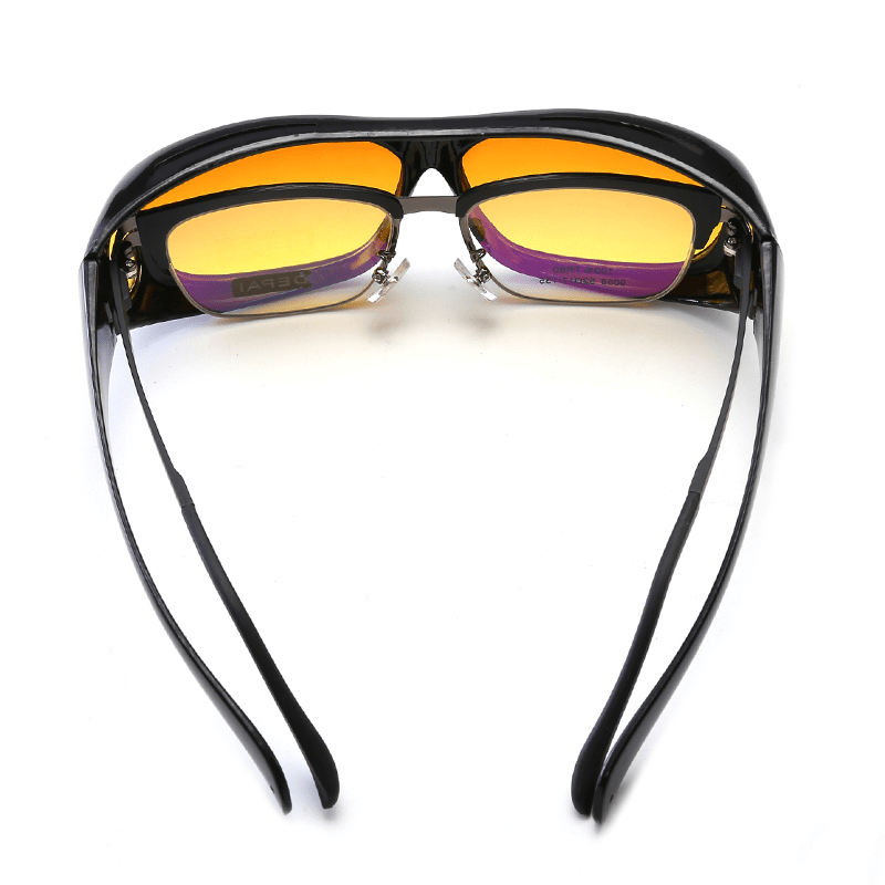 Windproof Night Vision Sunglasses Motorcycle Riding Hunting - Temu