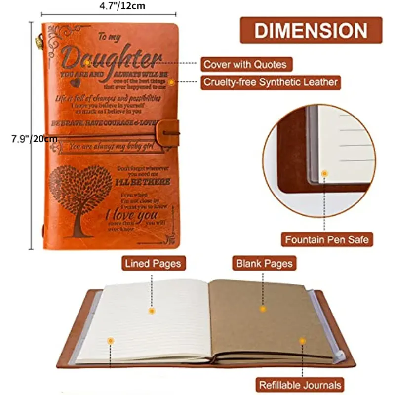 Vintage Leather Sketch Book Handmade Journal Notebook For - Temu